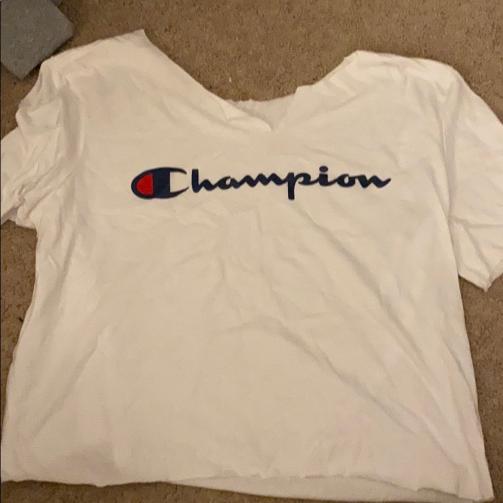 cut champion shirt